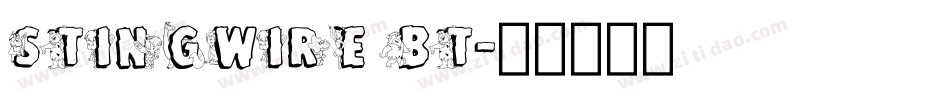 Stingwire BT字体转换